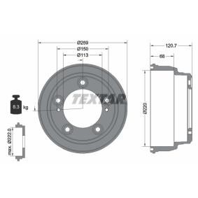 Acquista Tamburo freno da TEXTAR 94046600 a buon mercato per soli 67,98 €