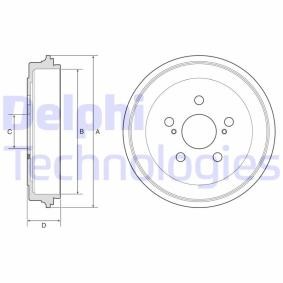 Compre Tambor de freno de DELPHI online para PRIUS Fastback (NHW20_) a precios moderados