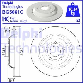 Acquista Dischi freno da DELPHI online per Kuga Mk3 a prezzi moderati