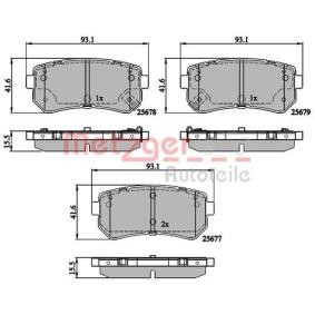 Bremsbeläge 1170886 von METZGER günstig für 23,65 € online kaufen