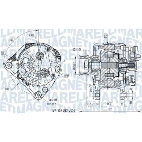 Compre Alternador da MAGNETI MARELLI 063731512010 a um preço baixo por 161,89 €