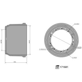 Osta Jarrurumpu FEBI BILSTEIN:llä 171681 edullisesti hintaan 170,01 €