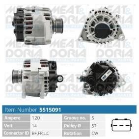 Compre Alternador da MEAT & DORIA 5515091 a um preço baixo por 356,37 €