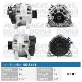 Compre Alternador da MEAT & DORIA 5515161 a um preço baixo por 152,18 €