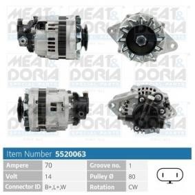 Compre Alternador da MEAT & DORIA 5520063 a um preço baixo por 139,07 €
