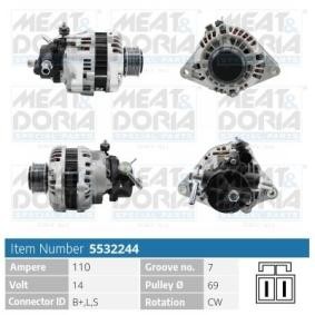 Compre Alternador da MEAT & DORIA 5532244 a um preço baixo por 236,37 €
