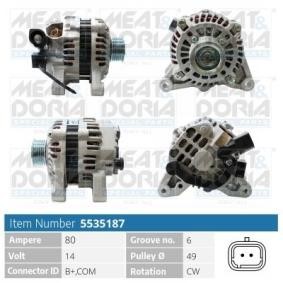 Compre Alternador da MEAT & DORIA 5535187 a um preço baixo por 137,64 €