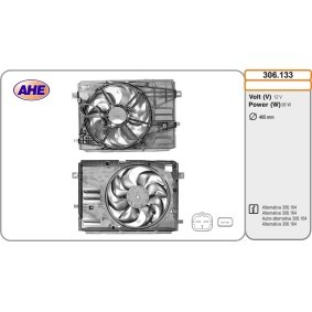 Kühlerlüfter 306.133 von AHE günstig für 163,33 € online kaufen