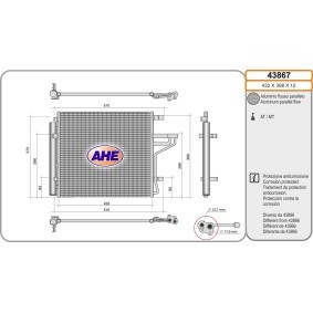 Klimakondensator 43867 von AHE günstig für 193,49 € online kaufen