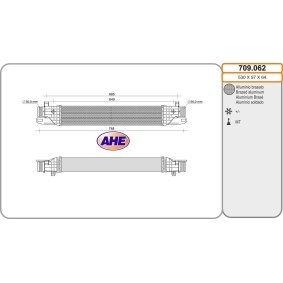 Ladeluftkühler 709.062 von AHE günstig für 295,37 € online kaufen