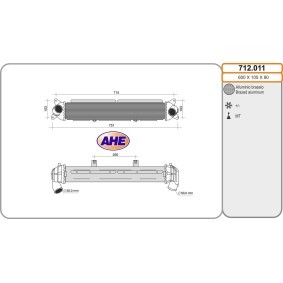 Ladeluftkühler 712.011 von AHE günstig für 276,73 € online kaufen