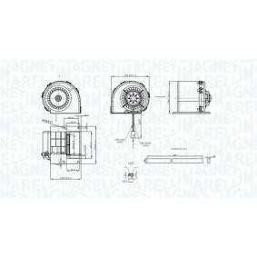 Compre Motor eléctrico, ventilador do habitáculo da MAGNETI MARELLI 069412325010 a um preço baixo por 87,47 €