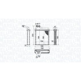 Wärmetauscher, Innenraumheizung 350218442000 von MAGNETI MARELLI günstig für 48,01 € online kaufen