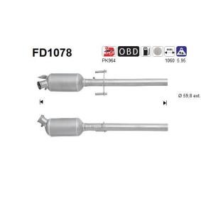 Partikelfilter (DPF) FD1078 von AS günstig für 273,68 € online kaufen