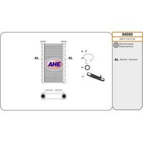 Wärmetauscher, Innenraumheizung 94080 von AHE günstig für 99,55 € online kaufen