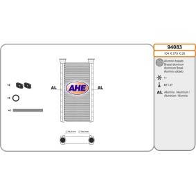 Wärmetauscher, Innenraumheizung 94083 von AHE günstig für 119,22 € online kaufen