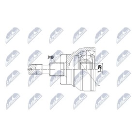 Osta Nivelsarja, vetoakseli NTY:llä NPZ-ME-024 edullisesti hintaan 65,25 €