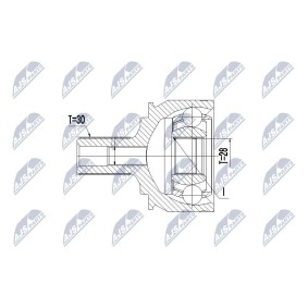 Gelenksatz, Antriebswelle NPZ-ME-028 von NTY günstig für 47,64 € online kaufen