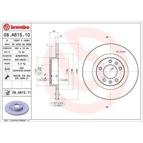 Kjøp Bremseskive av BREMBO 08.7015.21 til den lave prisen 629,83 NOK
