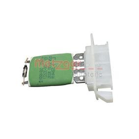 Acquista Resistenza ventola abitacolo da METZGER 0917438 a buon mercato per soli 49,75 €