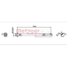 Bremsschlauch 4111951 von METZGER günstig für 19,84 € online kaufen