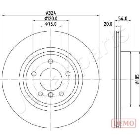 Bremsscheibe DP-0133C von JAPANPARTS günstig für 44,45 € online kaufen