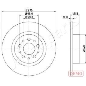 Bremsscheibe DP-0203C von JAPANPARTS günstig für 58,82 € online kaufen