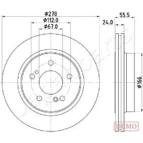 Bremsscheibe DP-0506C von JAPANPARTS günstig für 80,18 € online kaufen