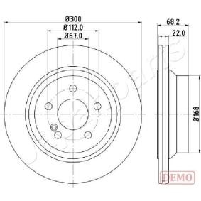 Bremsscheibe DP-0514C von JAPANPARTS günstig für 74,16 € online kaufen