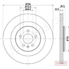 Bremsscheibe DP-0917C von JAPANPARTS günstig für 105,37 € online kaufen