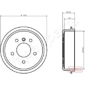 Osta Jarrurumpu JAPANPARTS:llä TA-0500C edullisesti hintaan 37,54 €
