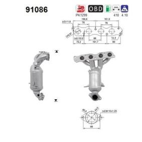 Katalysator 91086 von AS günstig für 332,43 € online kaufen