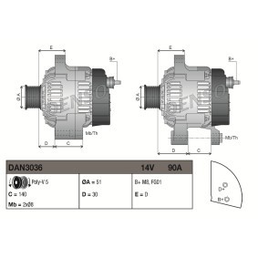 Zündkerze K16PSR-B8 von DENSO günstig für 12,07 € online kaufen
