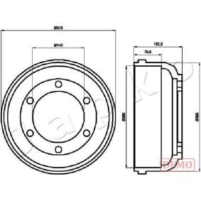 Achetez des Tambour de frein JAPKO 560317C à prix pour 99,98 €
