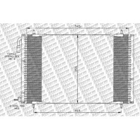 Comprar Condensador, aire acondicionado de STORM QUALITY PARTS 70504 a bajo precio de 94,58 €