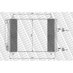 Comprar Condensador, aire acondicionado de STORM QUALITY PARTS 79701 a bajo precio de 142,67 €