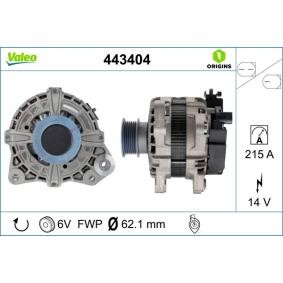 Compre Alternador da VALEO 443404 a um preço baixo por 496,58 €