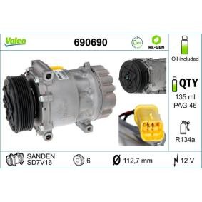 Compre Compressor, ar condicionado da VALEO 690690 a um preço baixo por 504,88 €