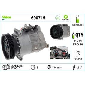 Comprar Compresor, aire acondicionado de VALEO 690715 a bajo precio de 434,77 €