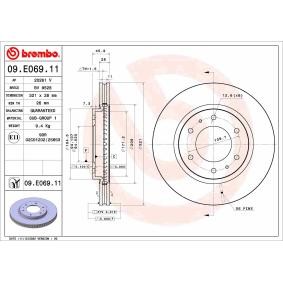 Compre Discos de travão de BREMBO online para PAJERO SPORT III (KS_) a preços moderados