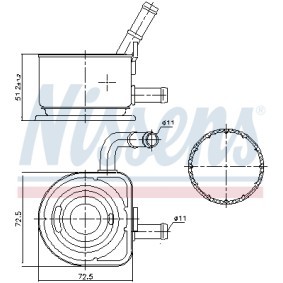 Ölkühler 91230 von NISSENS günstig für 56,97 € online kaufen