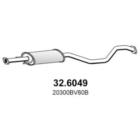 Mittelschalldämpfer für NISSAN von ASSO