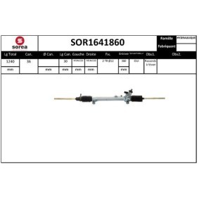 Achetez des Crémaillère de direction SNRA SOR1641860 à prix pour 434,35 €