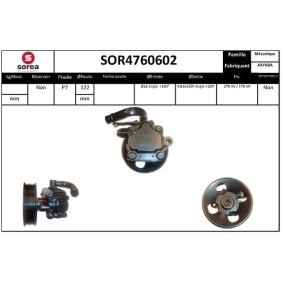 Comprar Bomba de dirección de SNRA SOR4760602 a bajo precio de 277,89 €
