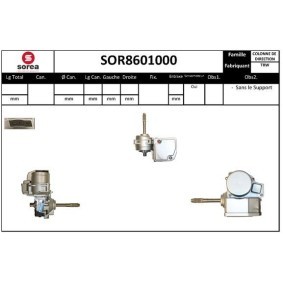 Compre Coluna da direcção da SNRA SOR8601000 a um preço baixo por 669,24 €