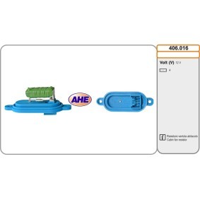 Compre Pré-resistência, motor eléctrico - ventilador do radiador da AHE 406.016 a um preço baixo por 17,38 €