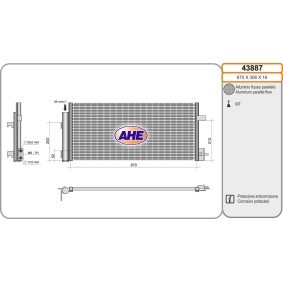 Klimakondensator 43887 von AHE günstig für 192,74 € online kaufen