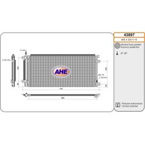 Acquista Condensatore climatizzatore da AHE 43897 a buon mercato per soli 198,89 €