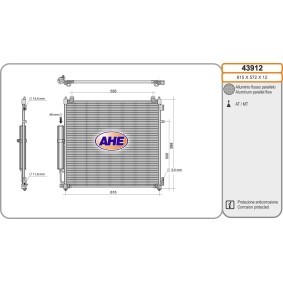 Klimakondensator 43912 von AHE günstig für 220,87 € online kaufen