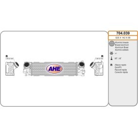 Ladeluftkühler 704.039 von AHE günstig für 260,66 € online kaufen